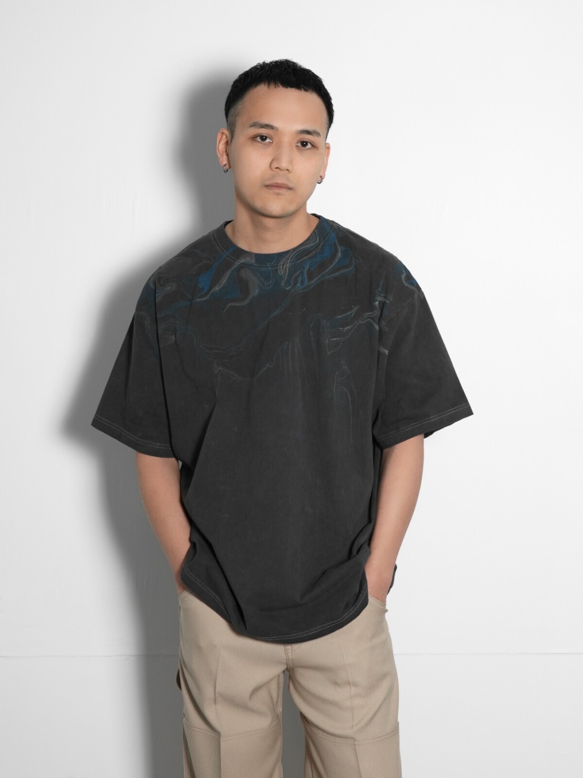 SEVEN BY SEVEN 女士 & 男士 PIGMENT DYED TEE - Hydro dip dyeing - 图片13