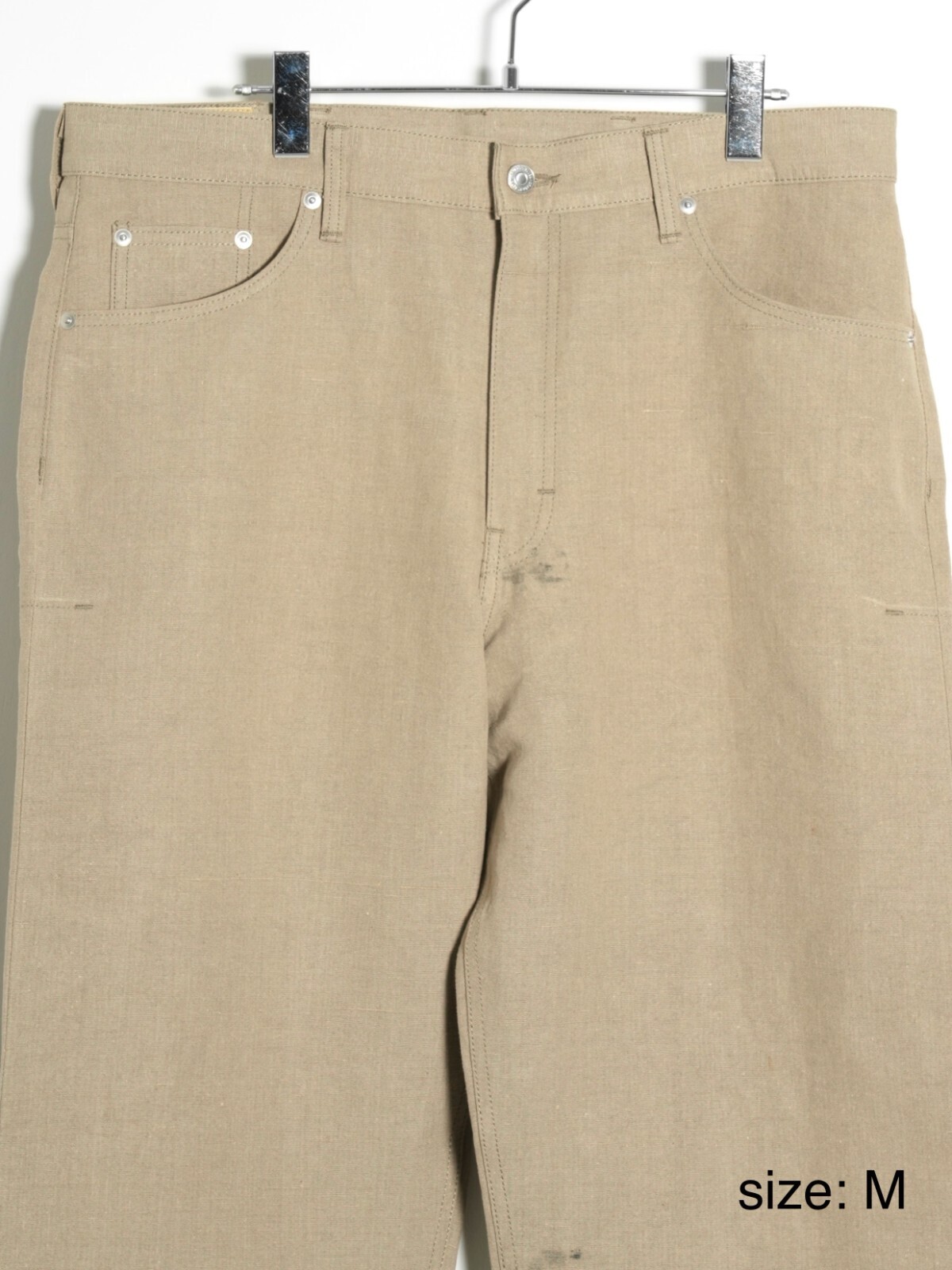 SEVEN BY SEVEN 남성 REWORK WIDE LINEN PANTS - Antique selvedge linen - 이미지17