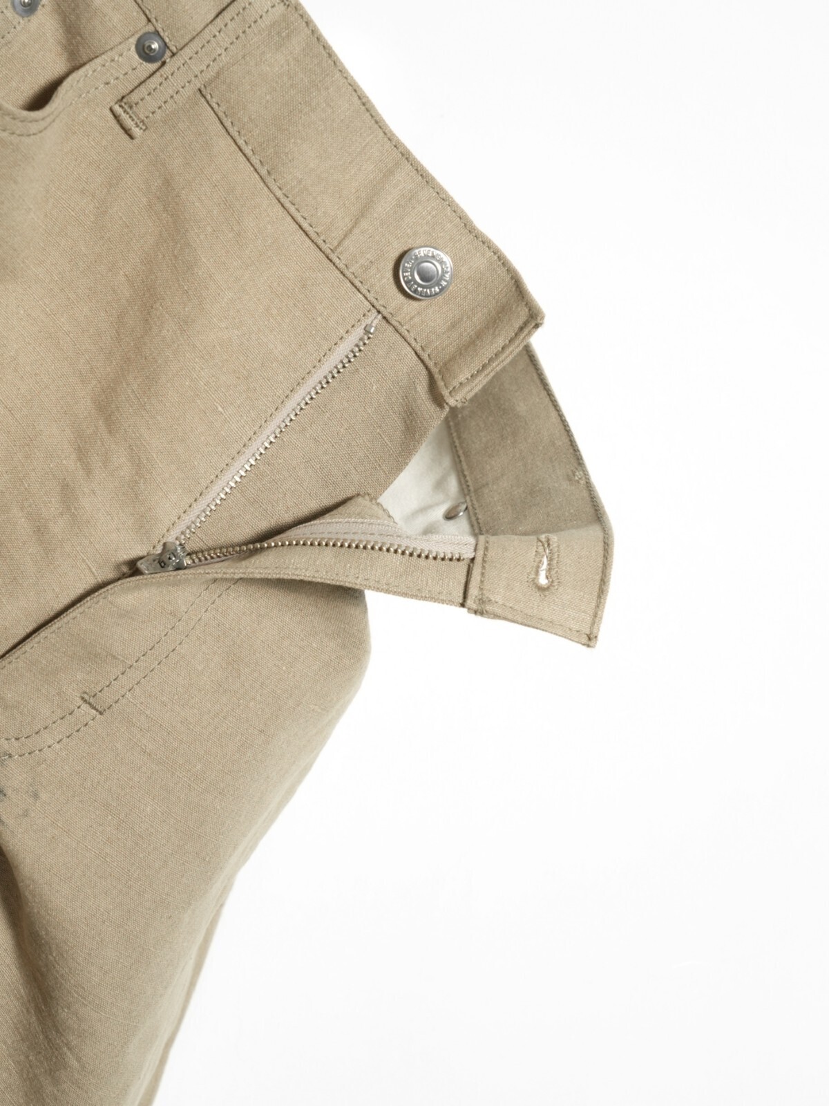 SEVEN BY SEVEN 남성 REWORK WIDE LINEN PANTS - Antique selvedge linen - 이미지11
