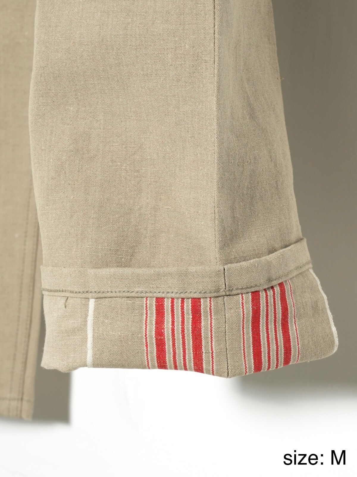 SEVEN BY SEVEN 남성 REWORK WIDE LINEN PANTS - Antique selvedge linen - 이미지16