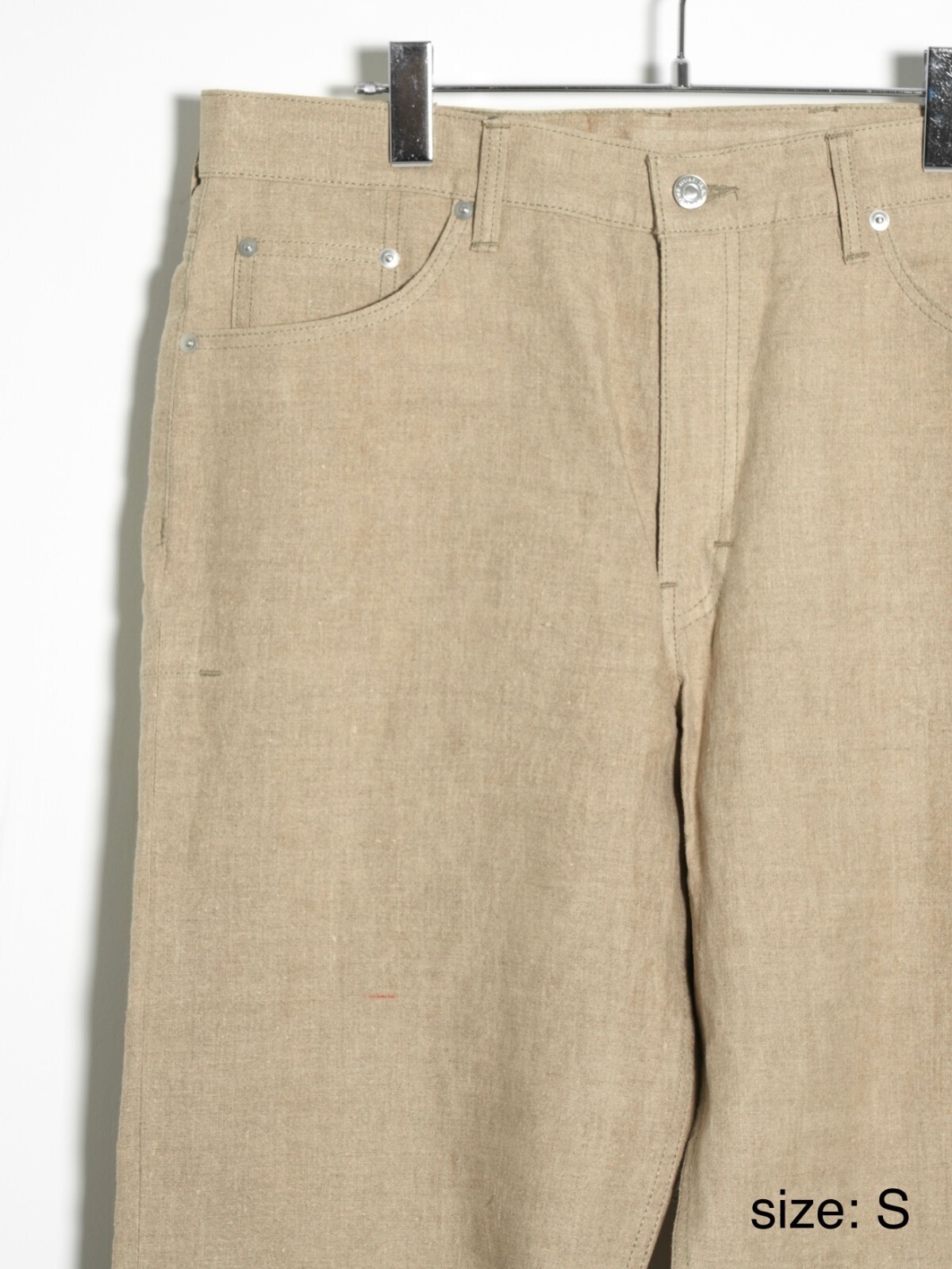 SEVEN BY SEVEN 남성 REWORK WIDE LINEN PANTS - Antique selvedge linen - 이미지15