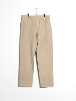 セブンバイセブン SEVEN BY SEVEN 22SS 800-2140024 TUCK PANTS LINEN RAYOＮ リネン 麻 レーヨン 2タック ドローコード イージー パンツ ベージュ系 S