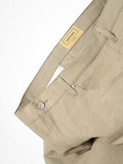 セブンバイセブン SEVEN BY SEVEN 22SS 800-2140024 TUCK PANTS LINEN RAYOＮ リネン 麻 レーヨン 2タック ドローコード イージー パンツ ベージュ系 S