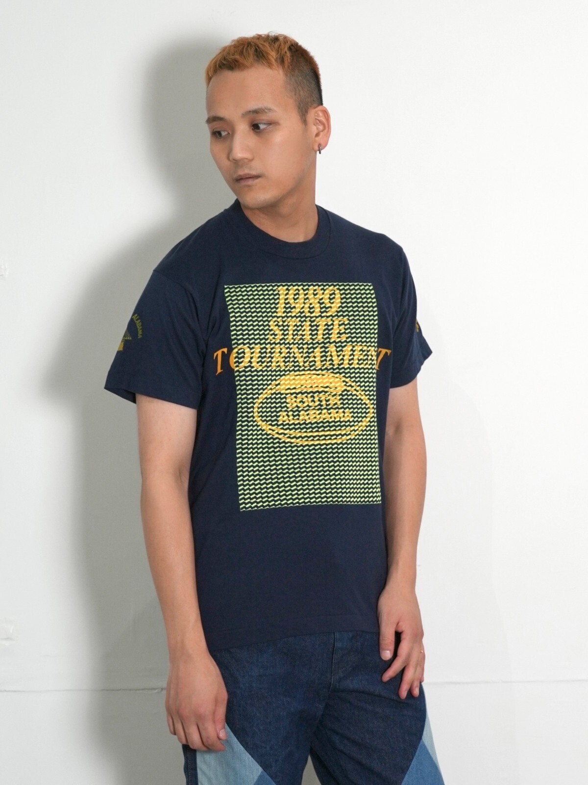 SEVEN BY SEVEN WOMENS & MENS REWORK EMBROIDERY TEE - Blurred print - IMAGE18