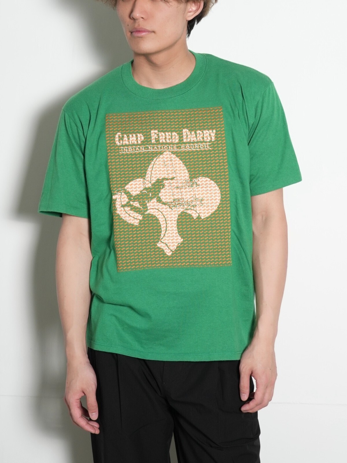 SEVEN BY SEVEN WOMENS & MENS REWORK EMBROIDERY TEE - Blurred print - IMAGE16