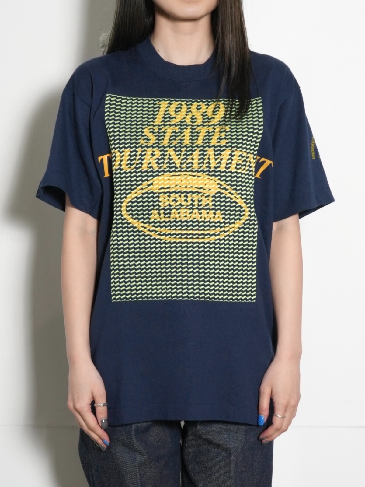 SEVEN BY SEVEN WOMENS & MENS REWORK EMBROIDERY TEE - Blurred print - IMAGE17