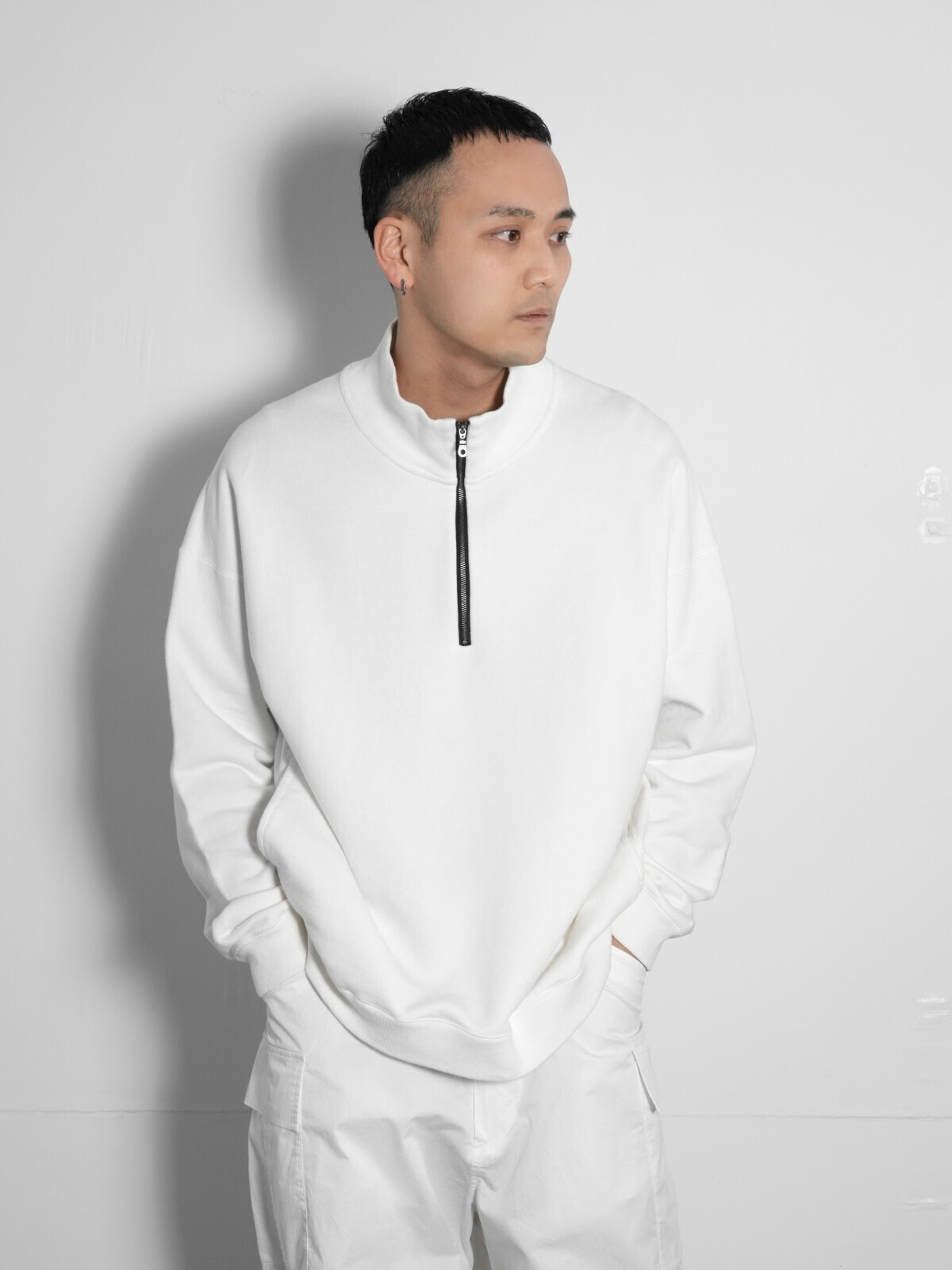 CURLY&Co. WOMENS & MENS SHANKAR HALF ZIP P/O IMAGE15