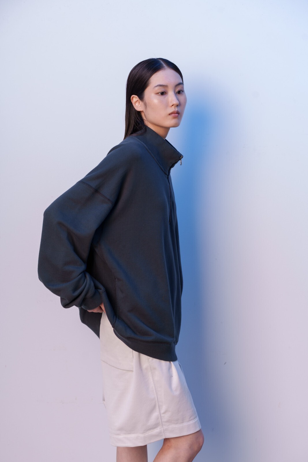 CURLY&Co. WOMENS & MENS SHANKAR HALF ZIP P/O IMAGE8