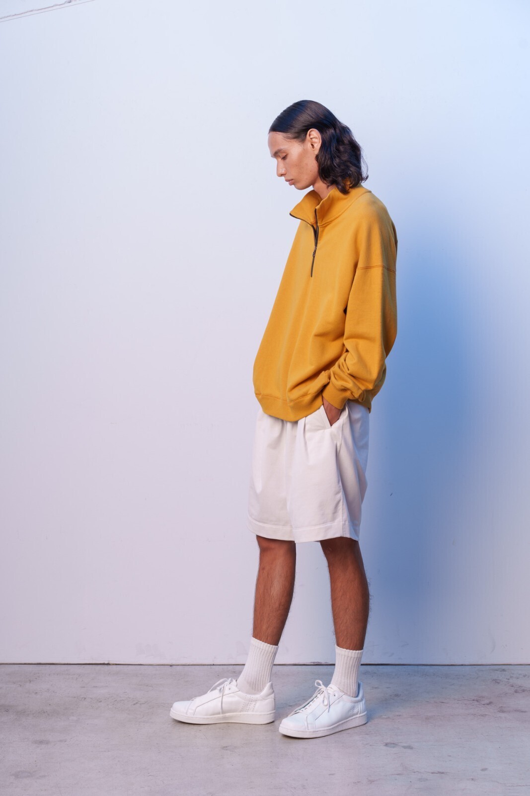 CURLY&Co. WOMENS & MENS SHANKAR HALF ZIP P/O IMAGE2