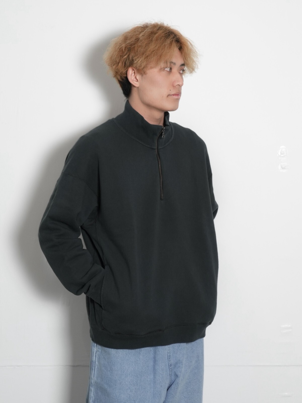 CURLY&Co. WOMENS & MENS SHANKAR HALF ZIP P/O IMAGE7