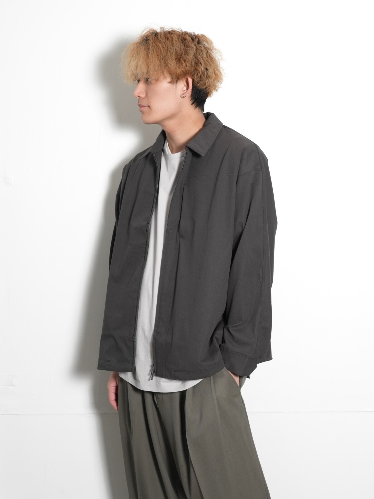 カーリー レディース & メンズ トリコットジップジャケット 画像8
