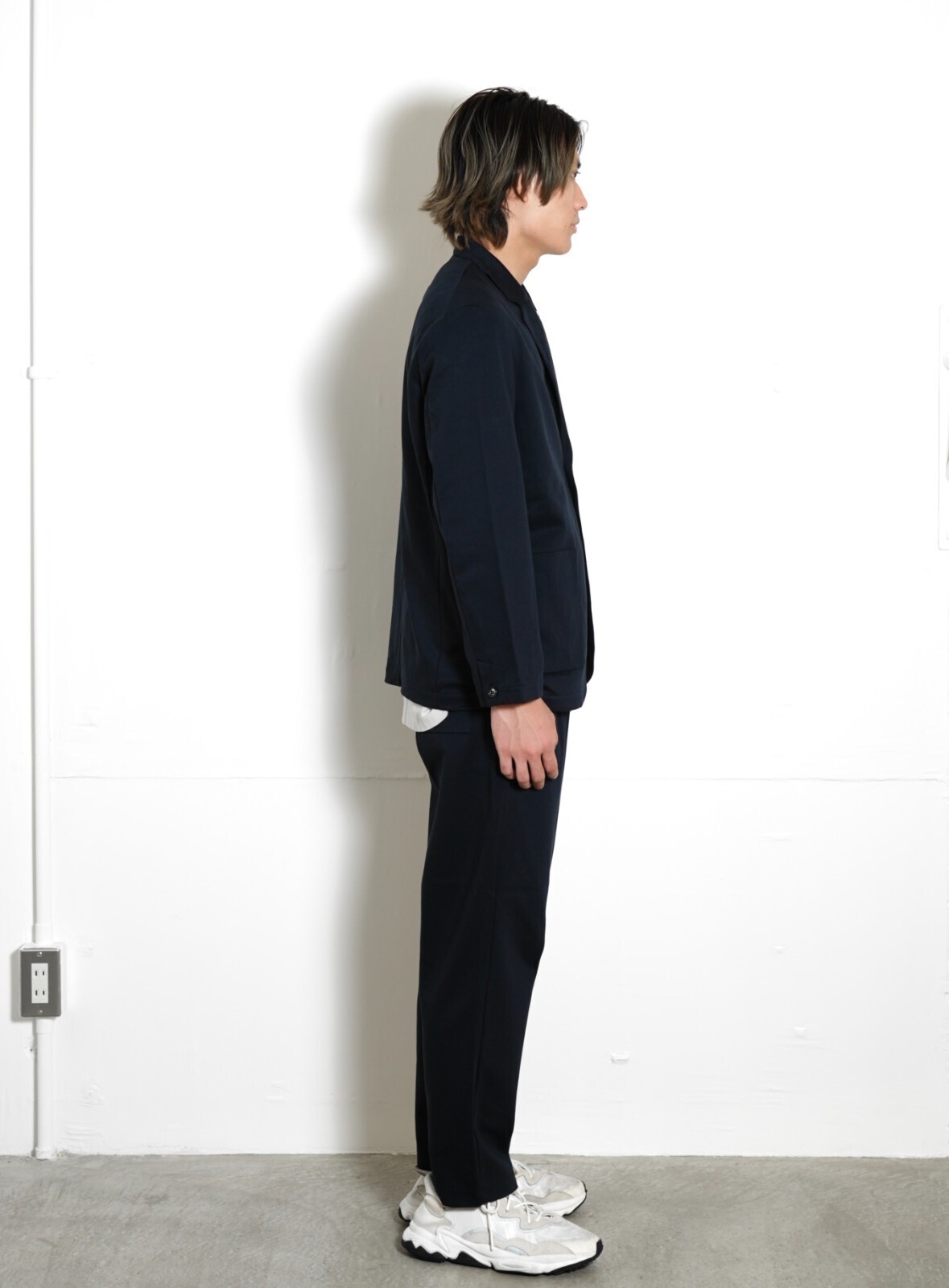 CURLY&Co. 남성 Peach Gabardine Trousers 이미지9