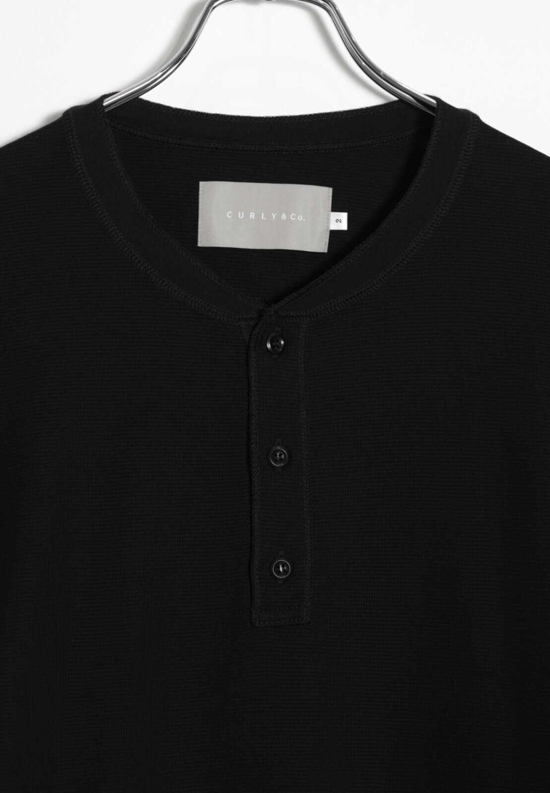 CURLY&Co. 여성 & 남성 SURF KNIT HENRY P/O 이미지9