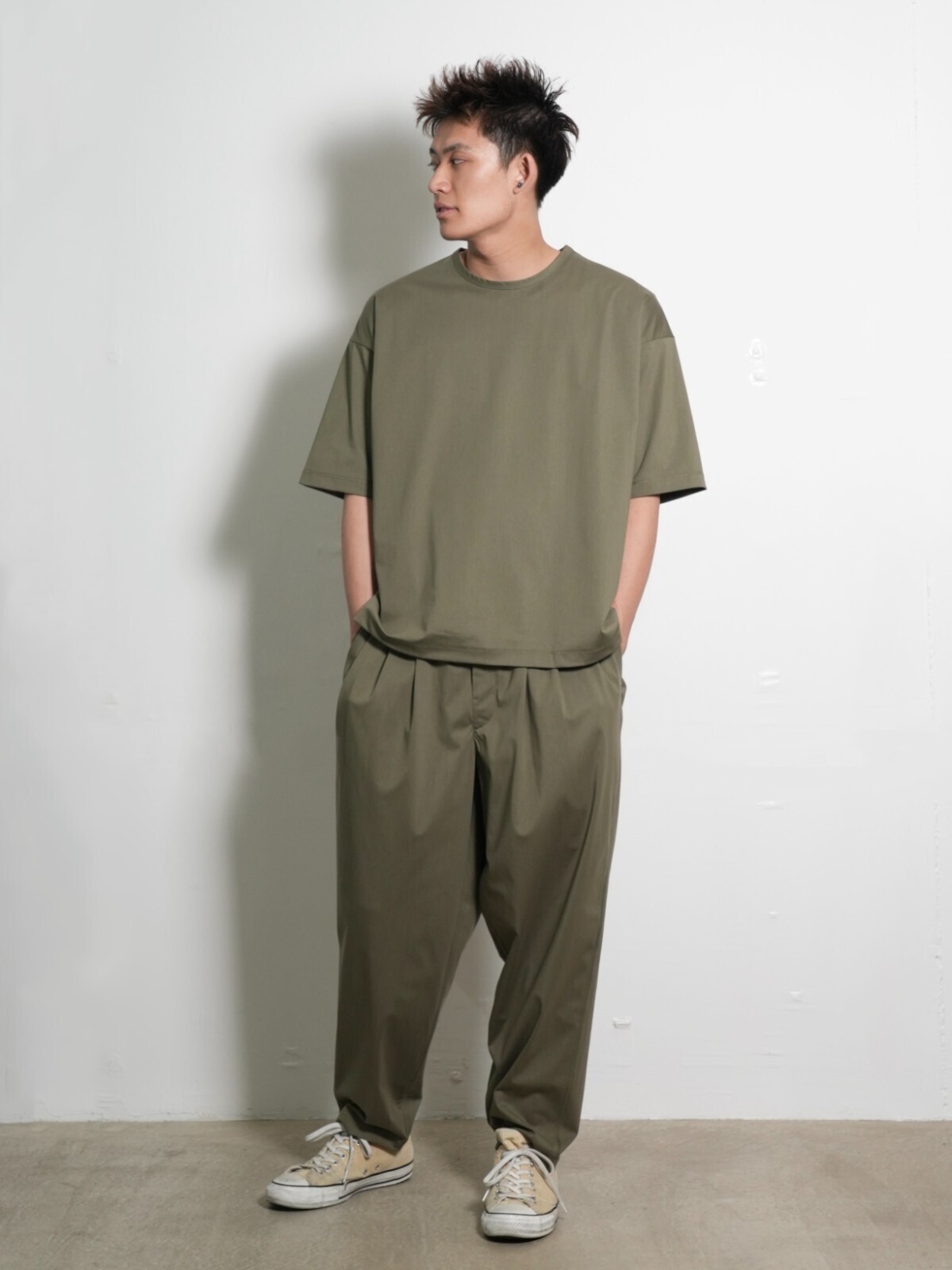 CURLY&Co. 女士 & 男士 WARP KNIT OVERSIZED TEE 圖片18