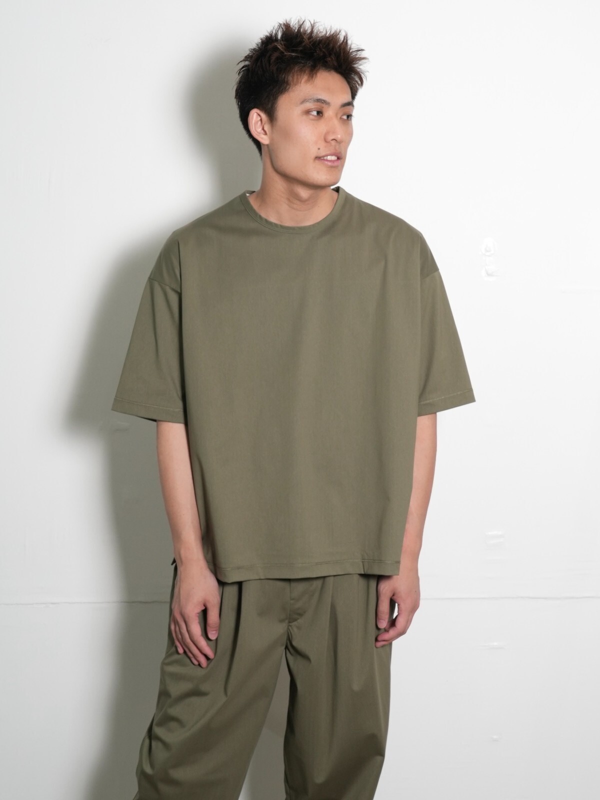 CURLY&Co. 女士 & 男士 WARP KNIT OVERSIZED TEE 圖片17