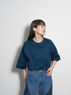 カーリー レディース & メンズ ワープニットオーバーサイズTシャツ 写真19