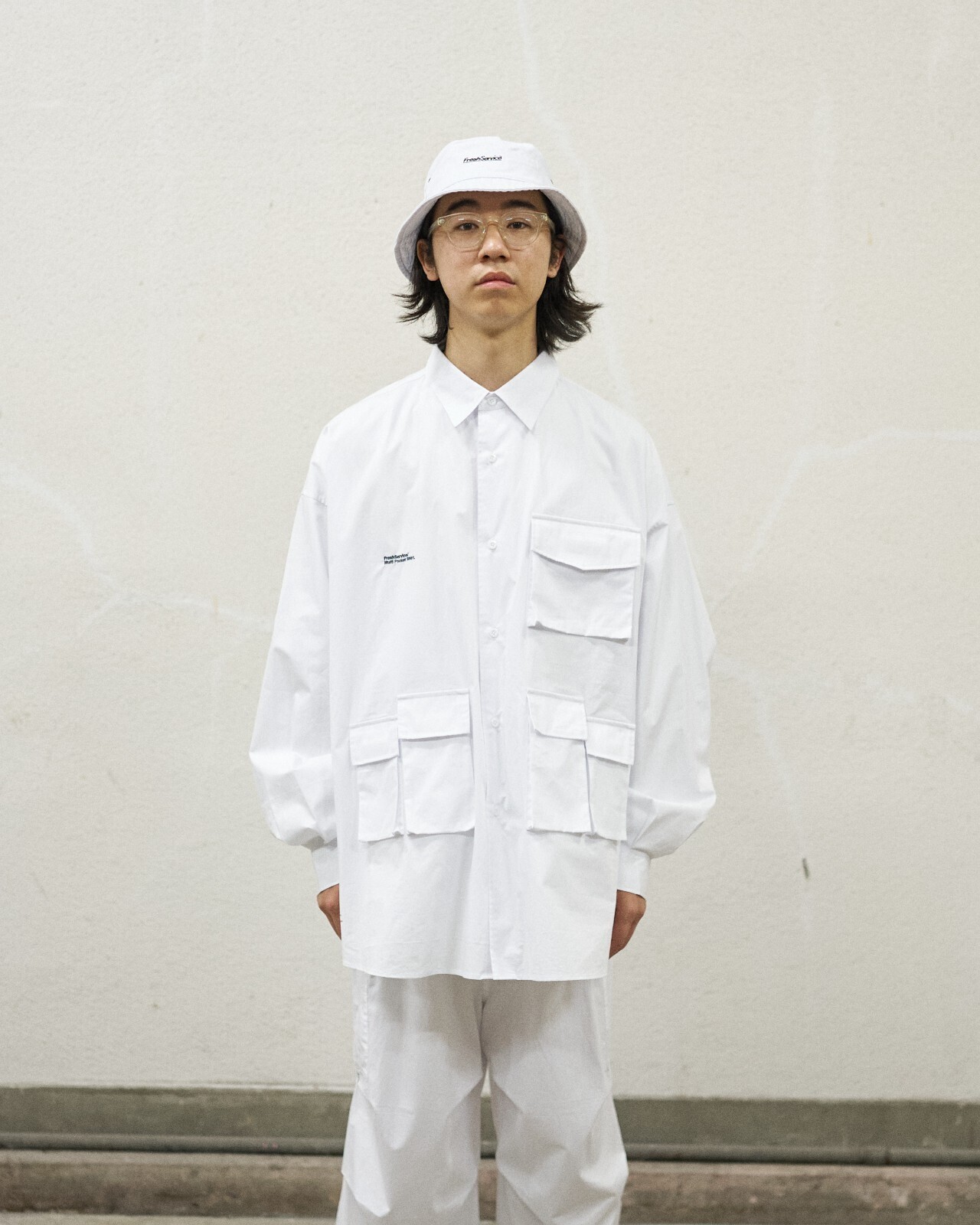 FreshService 남성 TYPEWRITER MULTI POCKET SHIRT 이미지2