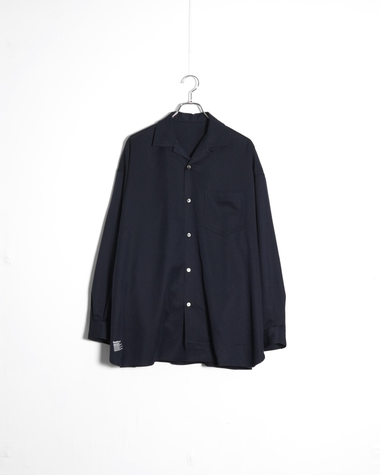 フレッシュサービス メンズ クールファイバーオープンカラーシャツ(長袖) 画像11