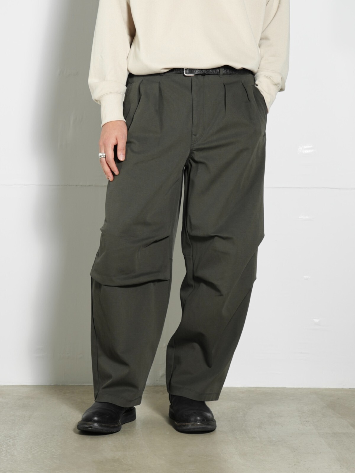 CURLY&Co. 男士 Hard Twill Wide Pants 图片13