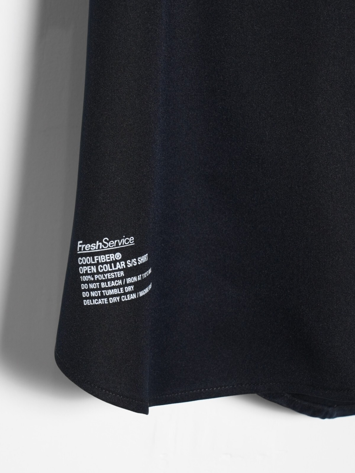 フレッシュサービス　クールファイバーオープンカラーショートスリーブシャツ Fresh Service (フレッシュサービス) COOLFIBER OPEN COLLAR S/S