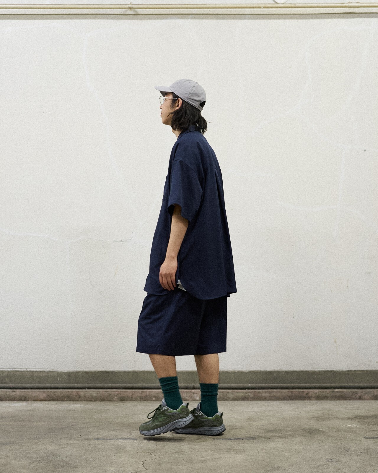 フレッシュサービス メンズ クールファイバーオープンカラーシャツ(半袖) 画像14