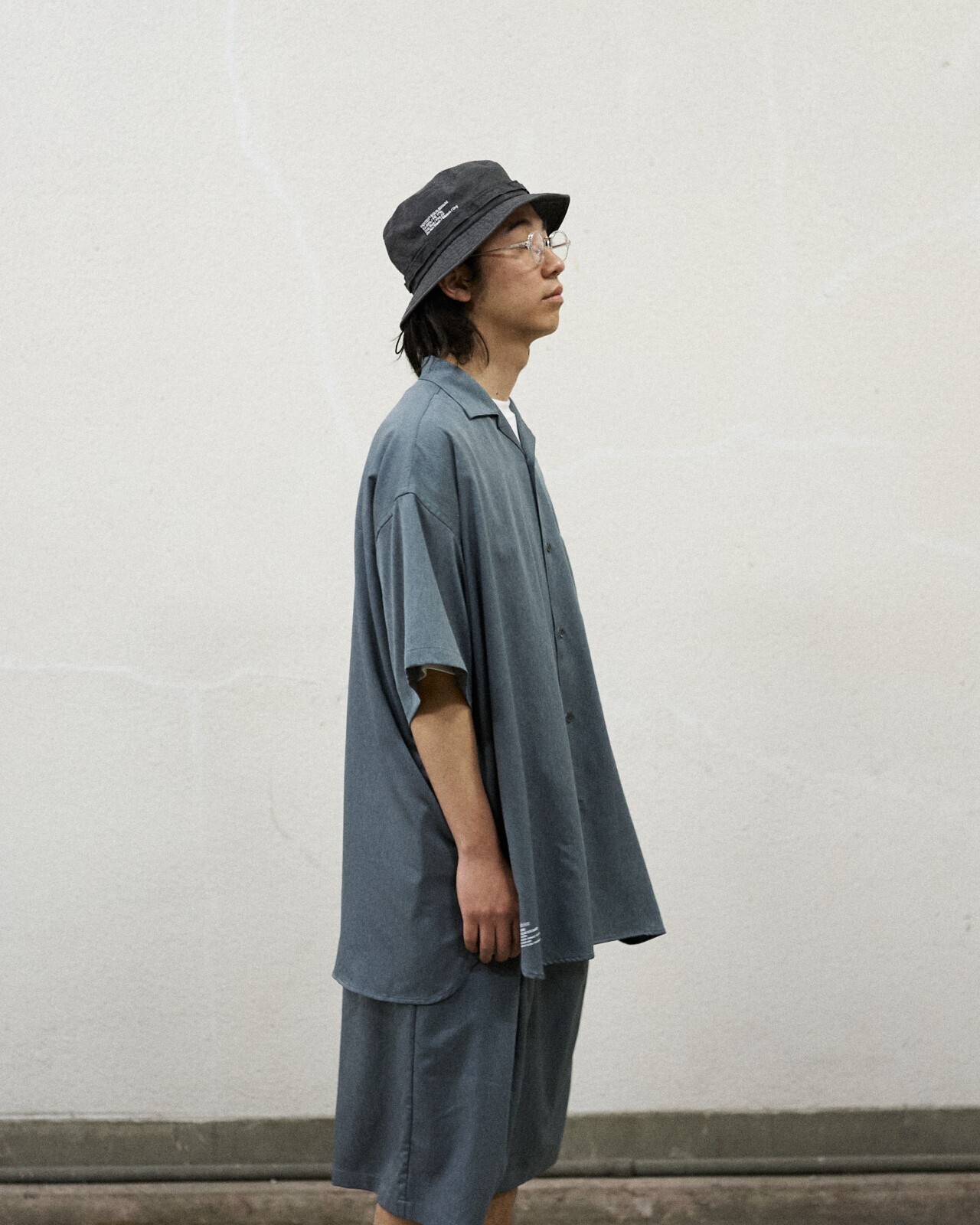 フレッシュサービス メンズ クールファイバーオープンカラーシャツ(半袖) 画像16