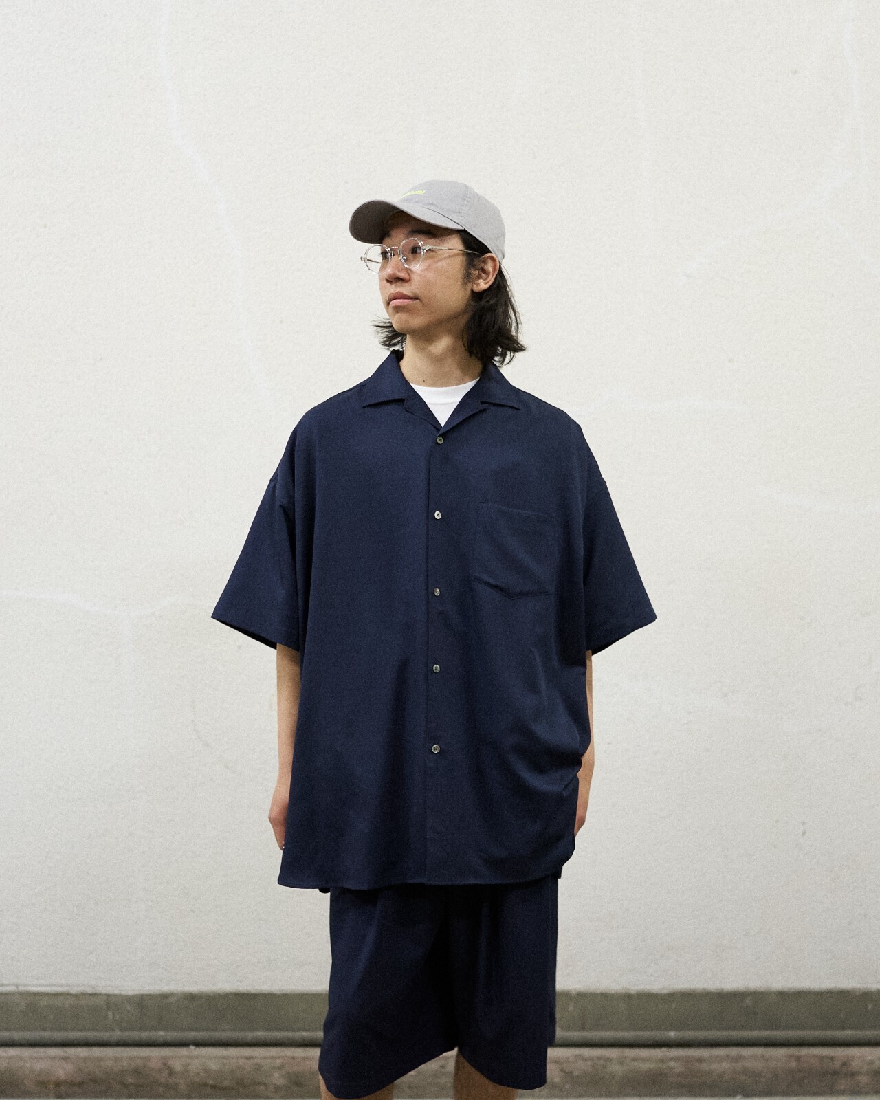 フレッシュサービス メンズ クールファイバーオープンカラーシャツ(半袖) 画像11