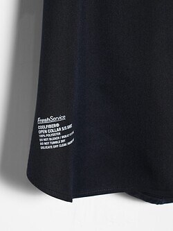 フレッシュサービス メンズ クールファイバーオープンカラーシャツ(半袖) 写真4