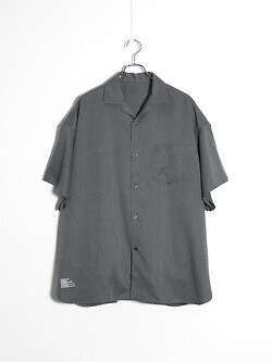 フレッシュサービス メンズ クールファイバーオープンカラーシャツ(半袖) 写真7