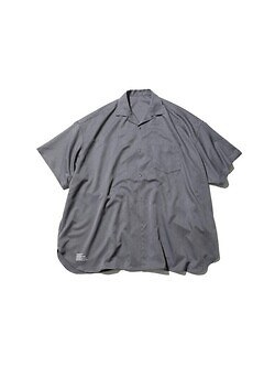 フレッシュサービス メンズ クールファイバーオープンカラーシャツ(半袖) 写真2