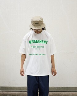 フレッシュサービス メンズ プリントTシャツ "PERMANENT" 写真11