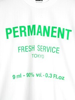 フレッシュサービス メンズ プリントTシャツ "PERMANENT" 写真7