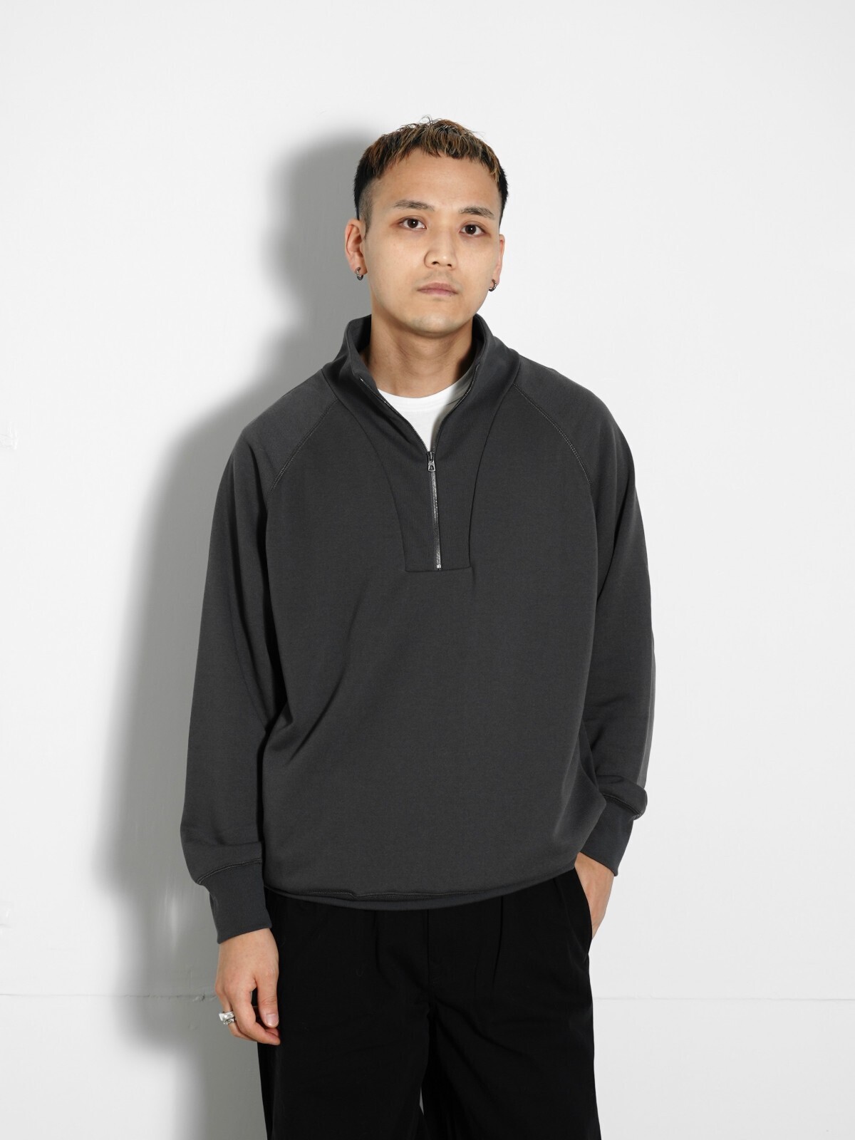 CURLY&Co. 女士 & 男士 Dry French Terry Half Zip 图片8