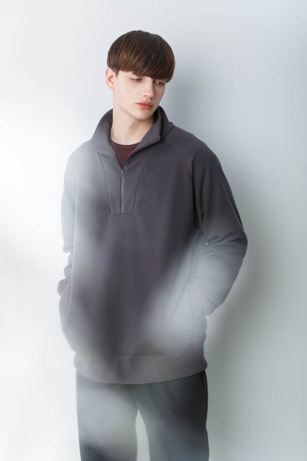 CURLY&Co. 女士 & 男士 Dry French Terry Half Zip 图片9