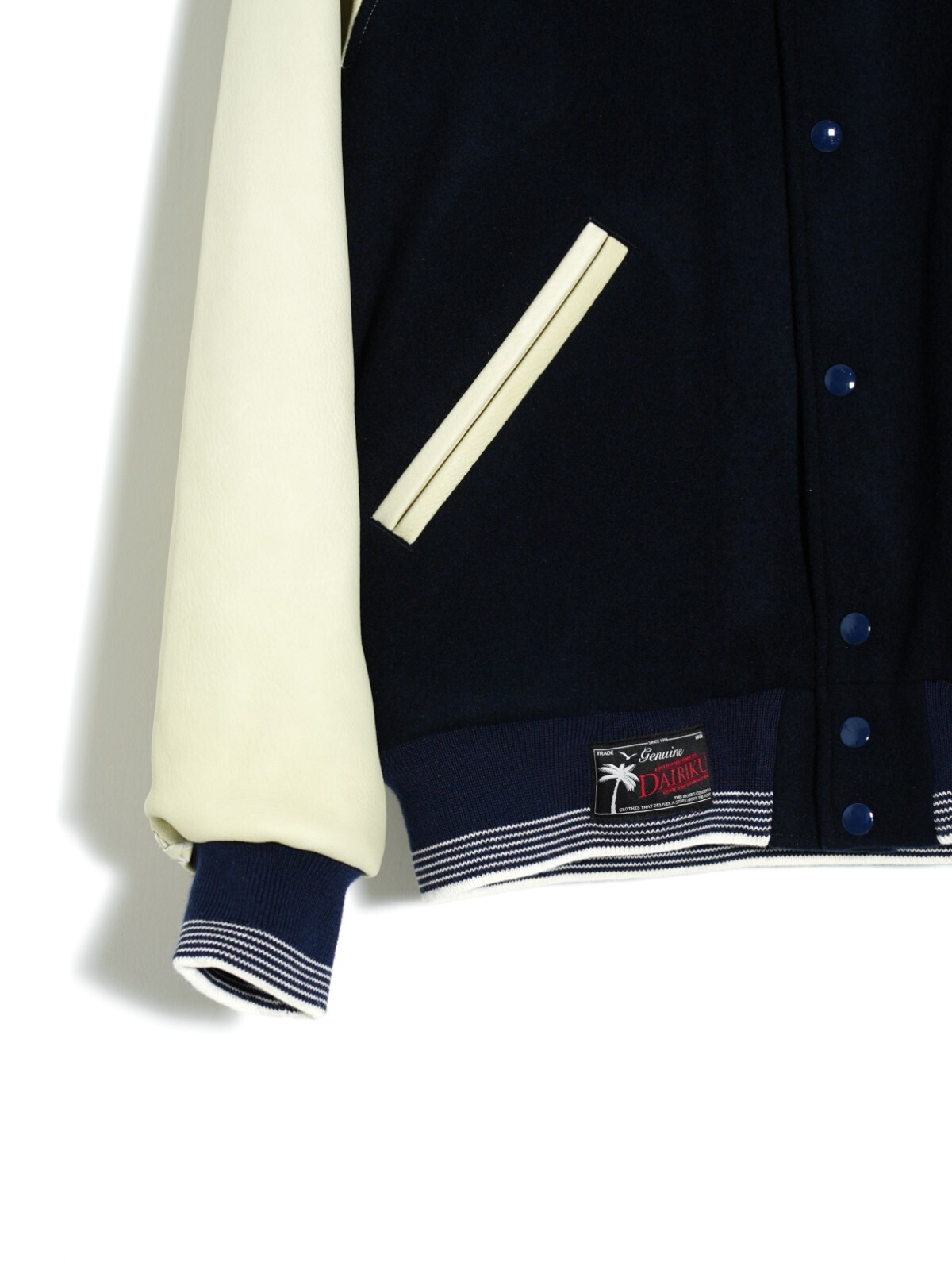 ダイリク メンズ ”ブラットパック” ラグランスタジアムジャケット 画像7