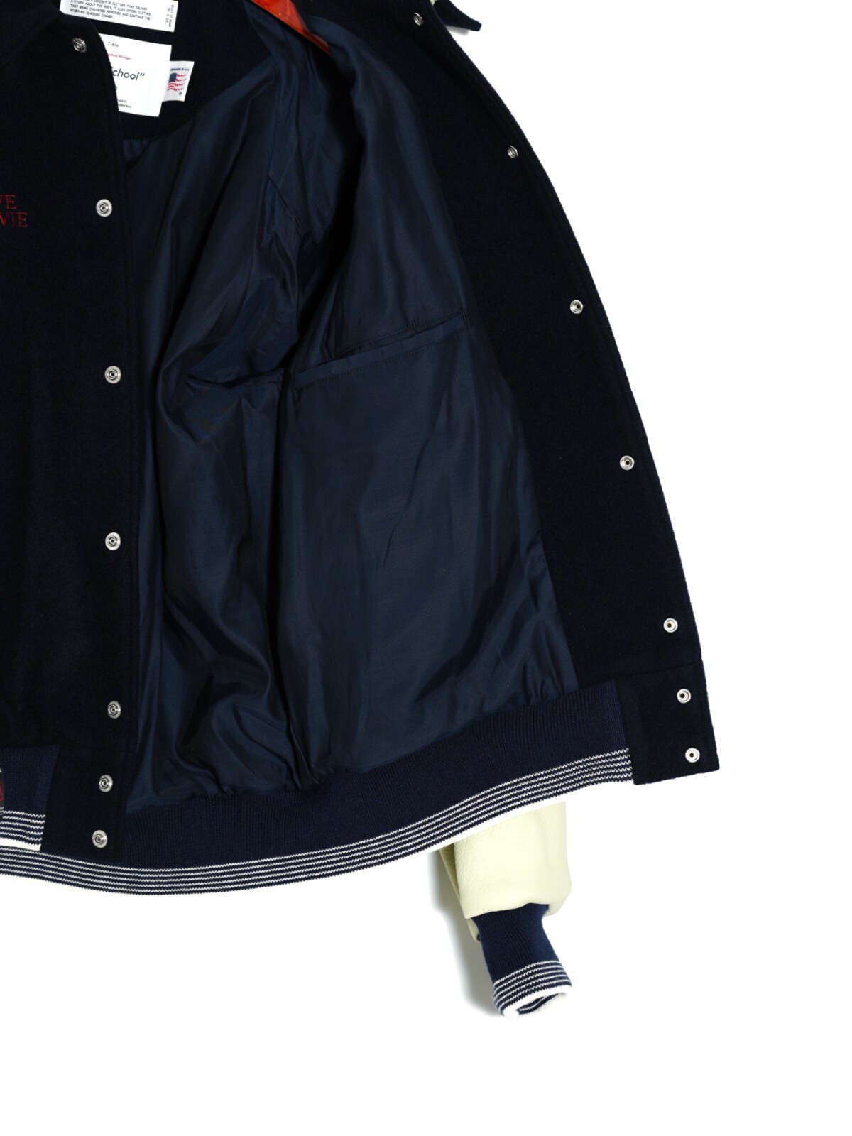 ダイリク メンズ ”ブラットパック” ラグランスタジアムジャケット 画像8