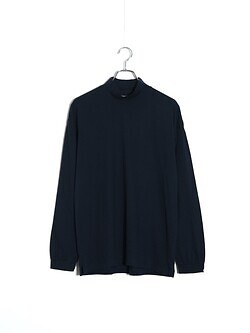 カーリー レディース & メンズ カシミヤブレンドモックネックL/S Tシャツ 写真3