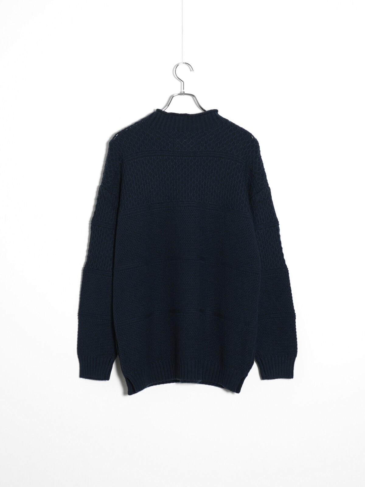 CURLY&Co. WOMENS & MENS Big Silhouette Waffle P/O Knit IMAGE12