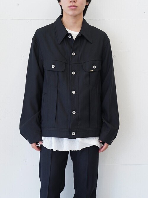"Regular" Polyester Jacket (22AW Black)｜DAIRIKU 男士