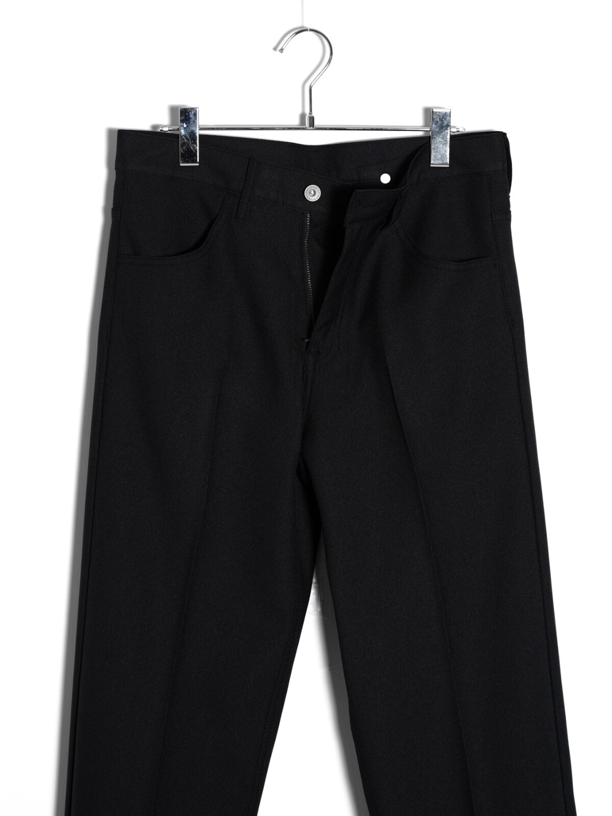 DAIRIKU MENS "Straight"Pressed Pants (22AW Black) IMAGE5