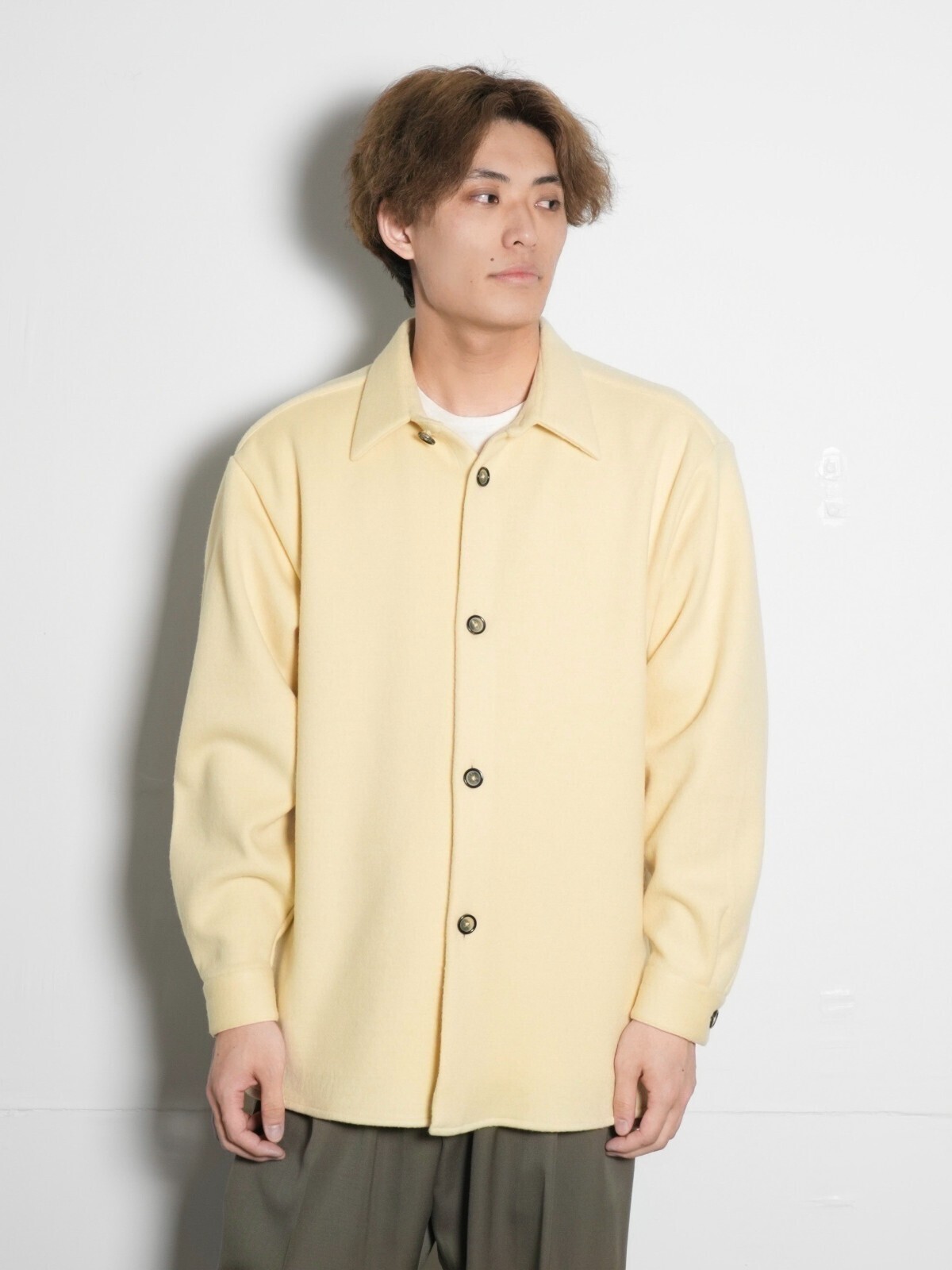 [FABIANAFILIPPI]ウール＆カシミア シャツジャケット FABIANAFILIPPI]ウール＆カシミア シャツジャケット (FABIANA