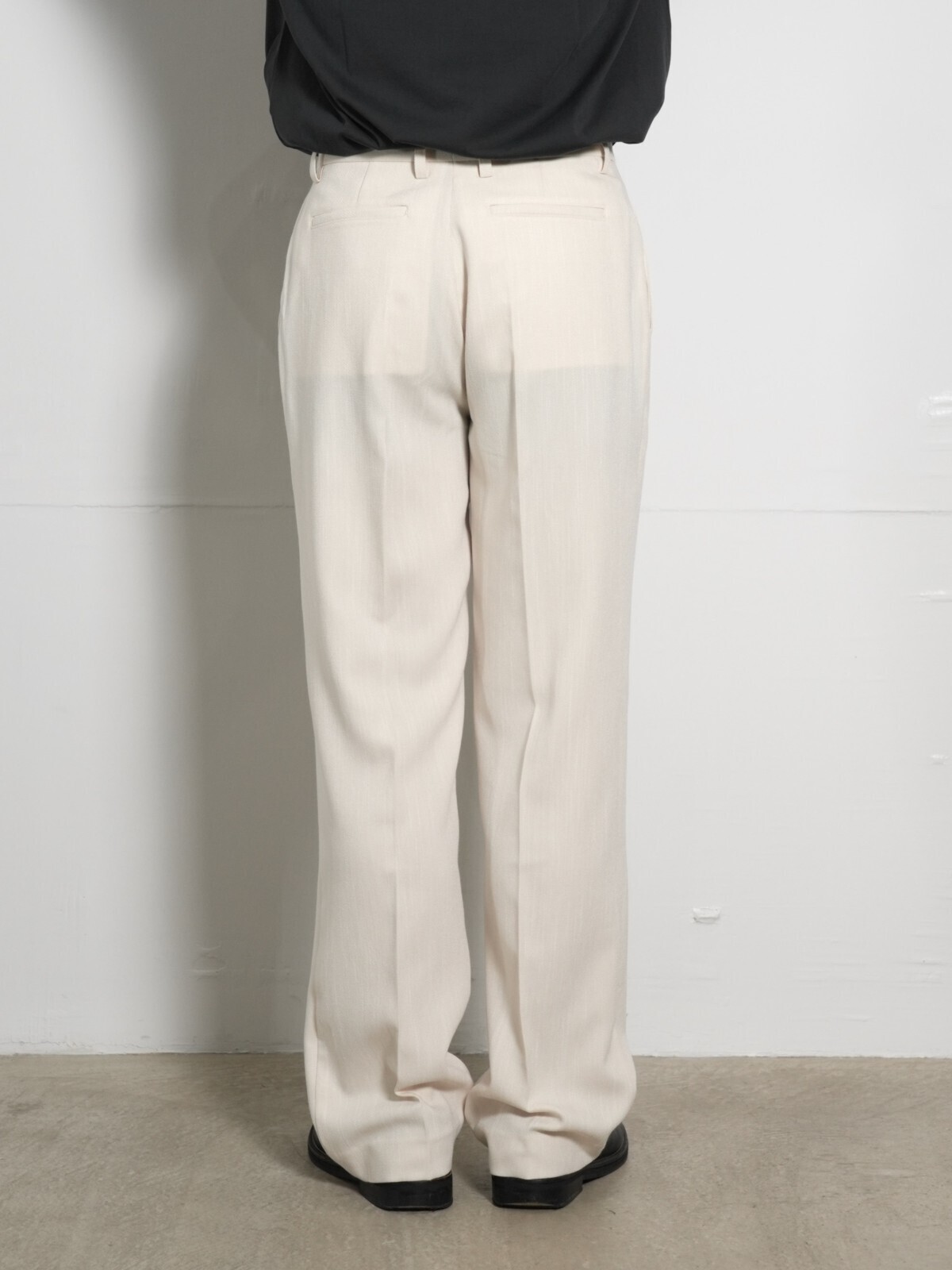 FUJI MENS Chino One Tuck Slacks  IMAGE4