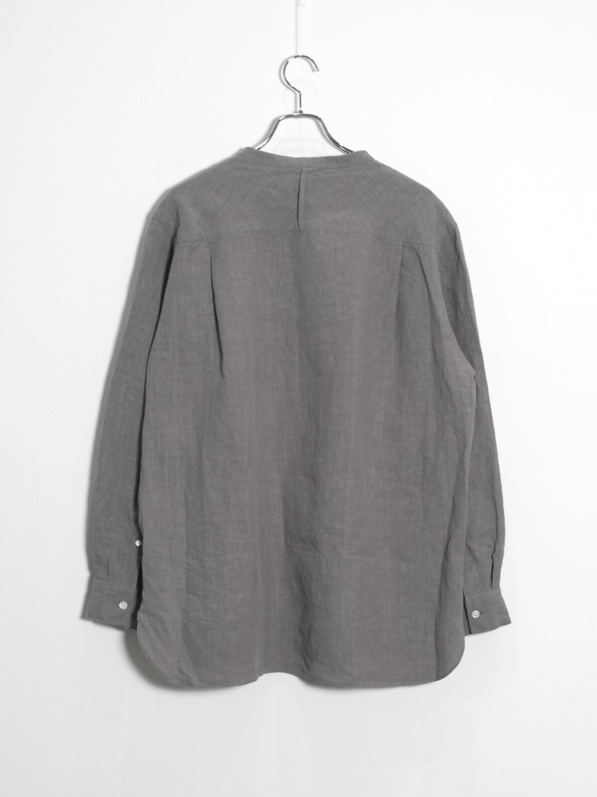 コロン メンズ ヘンリーネックシャツ (ハイカウントリネン) 画像2