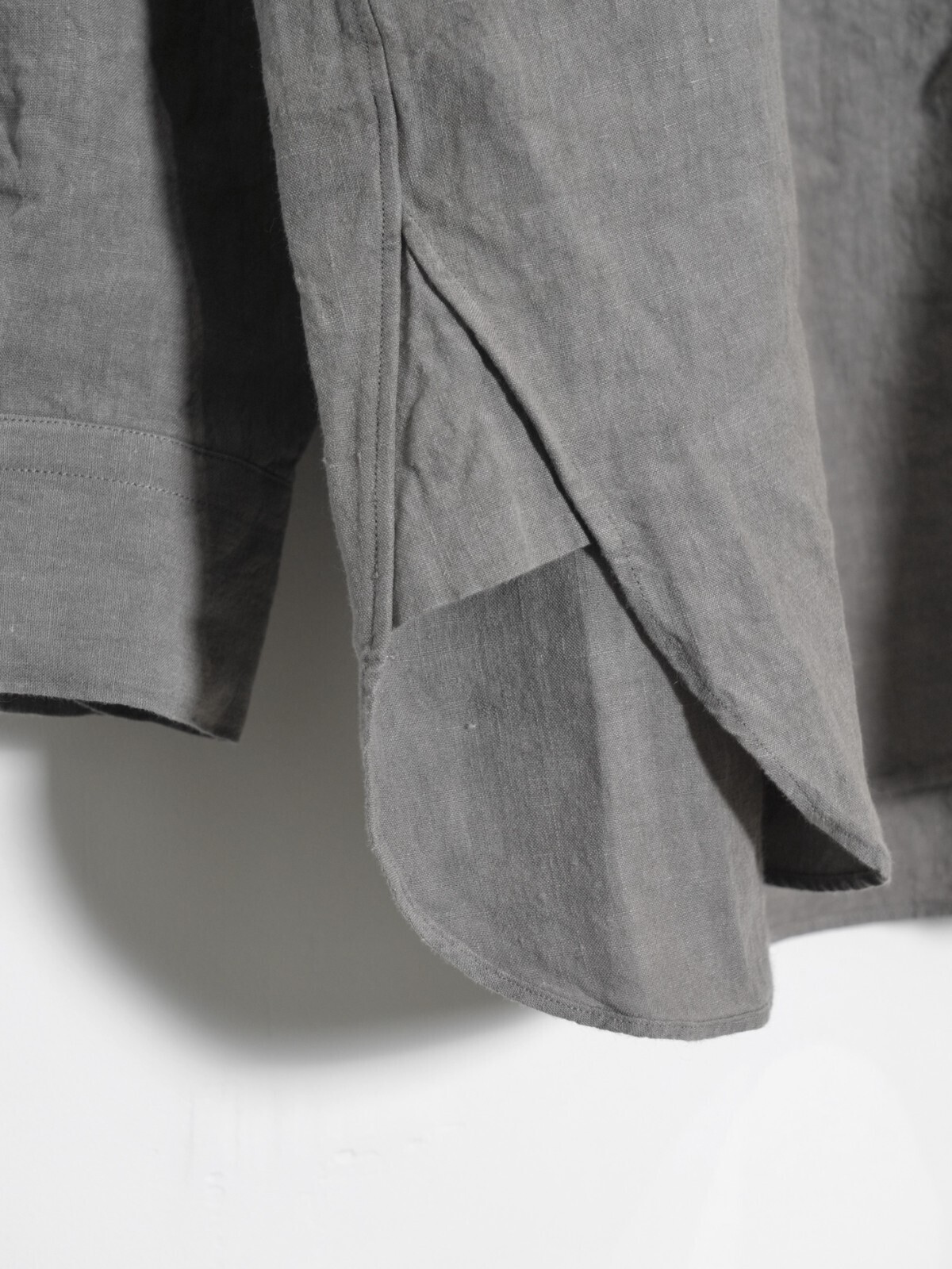 コロン メンズ ヘンリーネックシャツ (ハイカウントリネン) 画像6