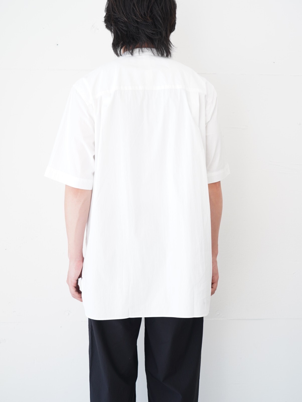 コロン メンズ ダブルポケットS/Sシャツ (コットン×ナイロンタイプライター) 画像3