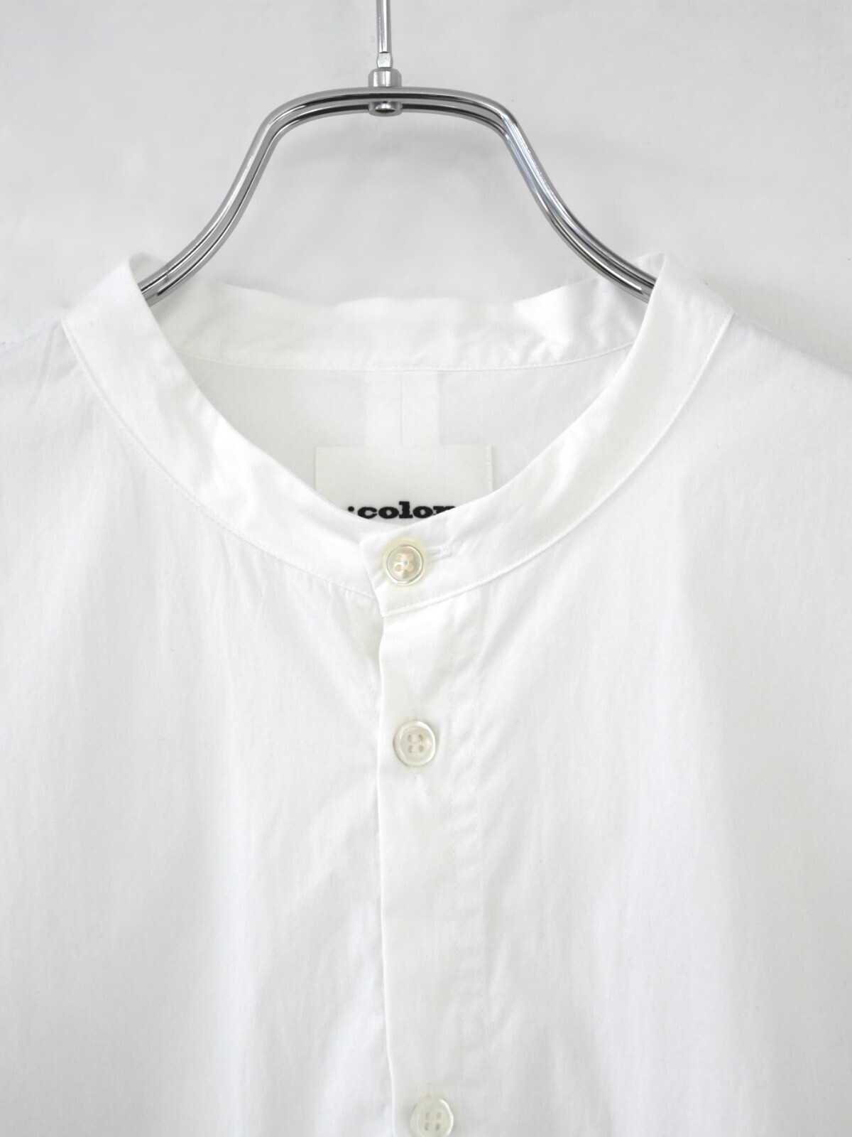 コロン メンズ ダブルポケットS/Sシャツ (コットン×ナイロンタイプライター) 画像8