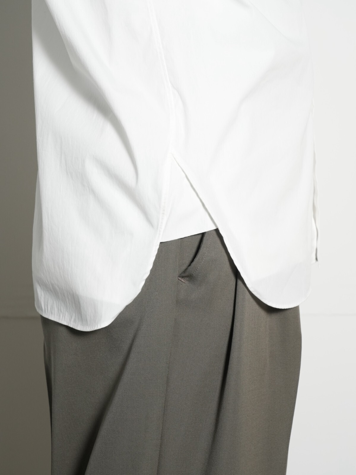 コロン メンズ ダブルポケットS/Sシャツ (コットン×ナイロンタイプライター) 画像12