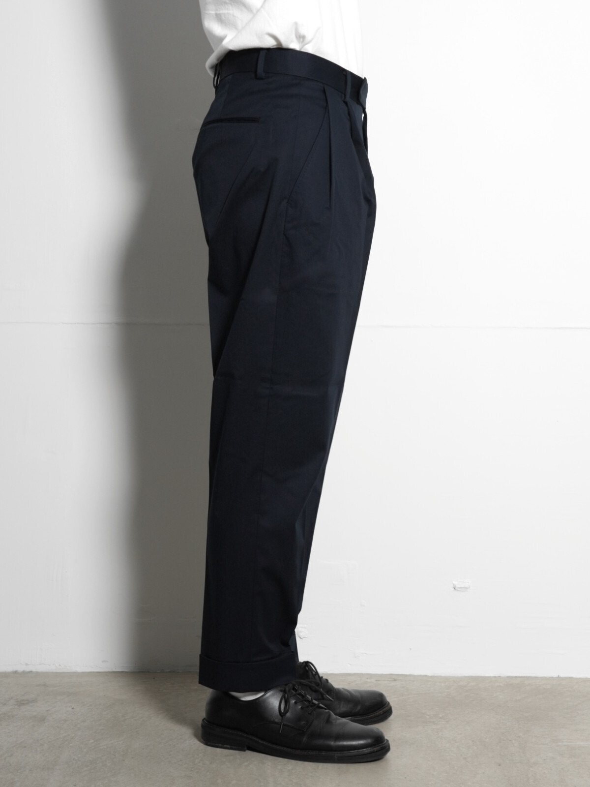 :colon 男士 2out-Pleats Slacks -Cotton Twill Stretch- 图片8