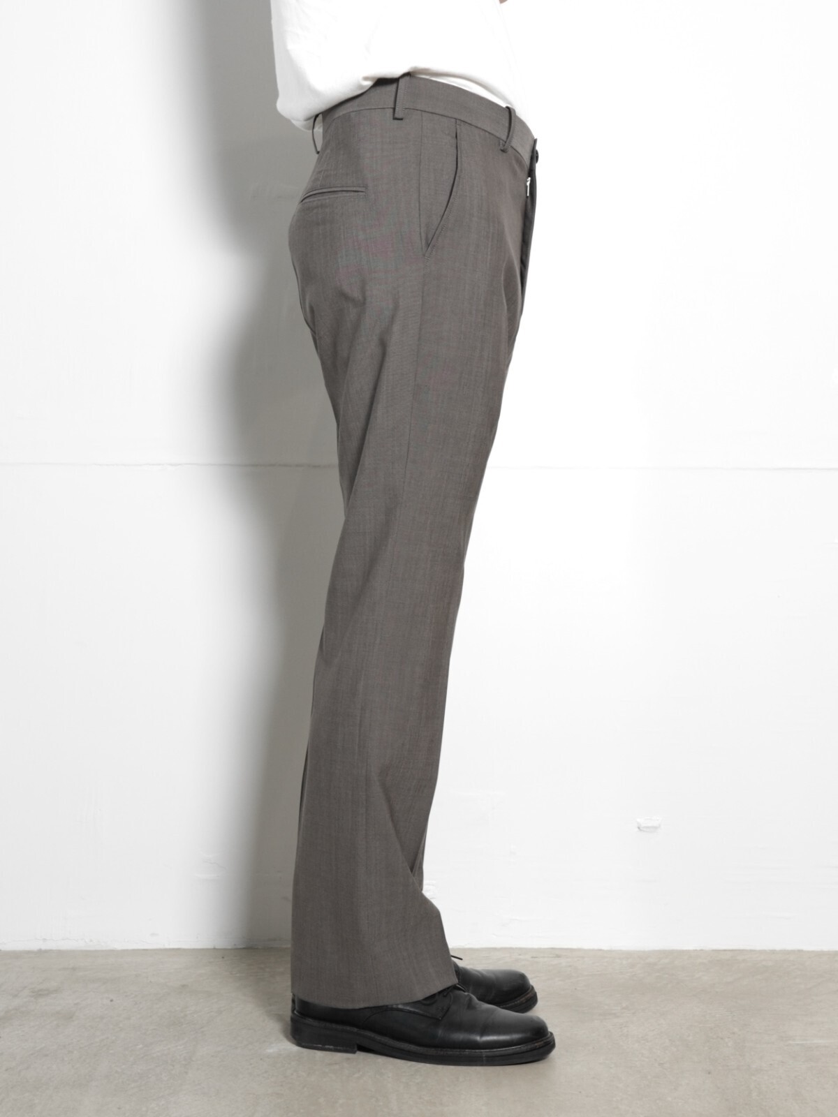 SEVEN BY SEVEN 男士 FLARE TROUSERS - Wool poplin - 图片2