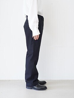 SEVEN BY SEVEN MENS FLARE TROUSERS- Hard twist twill - IMAGE2